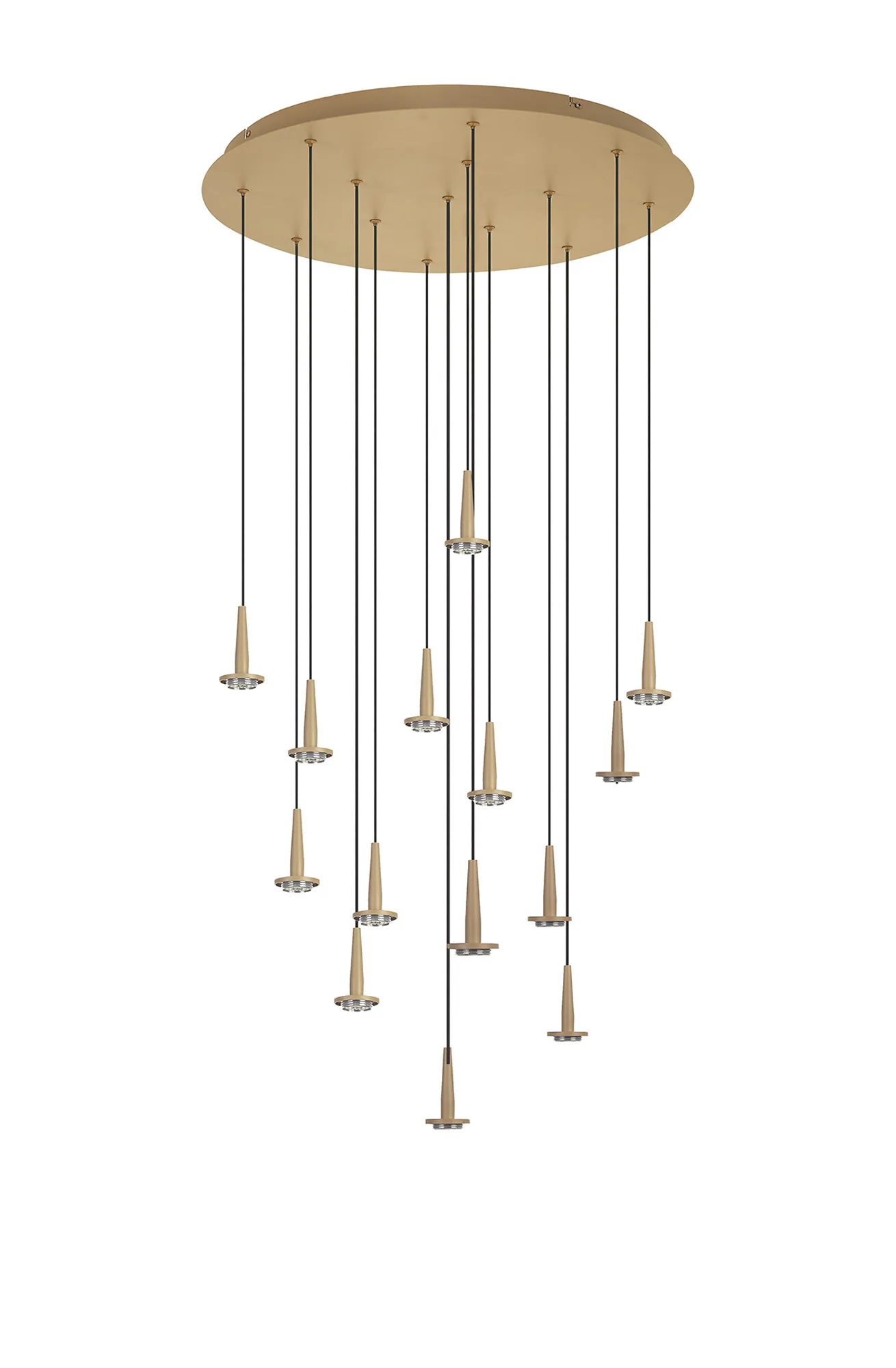 Andromeda Gold Frame Ceiling Lights Mantra Multiple Pendant